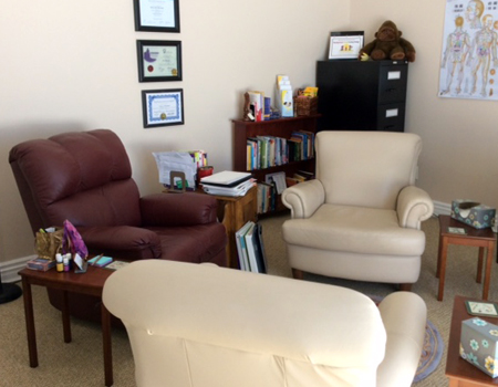 An image of our private, comfortable therapy room.